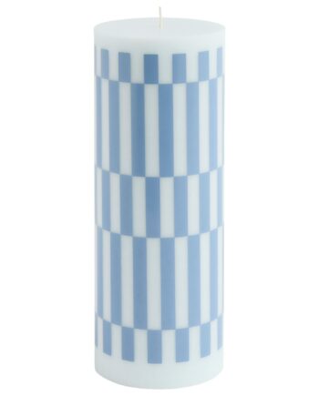 Hay Column Lys Large  Light Blue Dusty Blue Check