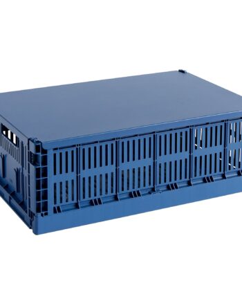 Hay Låg  Colour Crate  Dark Blue  Large