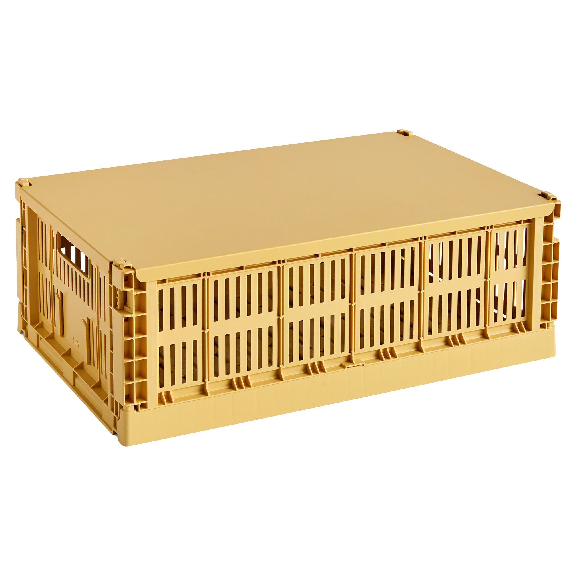 Hay Låg  Colour Crate  Golden Yellow  Large