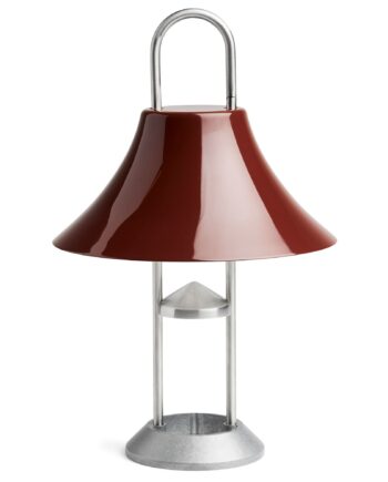 Hay Mousqueton Portable Bordlampe  Red