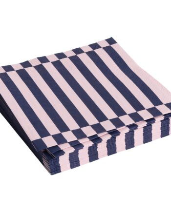 Hay Pattern Middagsserviet  Pink Mørkeblå