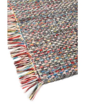Hc Interior Rugs Leeds Håndvævet Tæppe Dark Grey Multi  : Erling Christensen Møbler