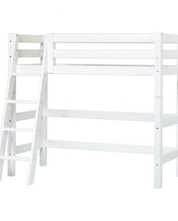Hoppekids Eco Luxury Mellemhøj Seng Med Skrå Stige 70x160 Cm  : Erling Christensen Møbler