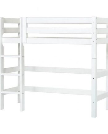Hoppekids Eco Luxury Mellemhøj Seng Med Stige 70x160 Cm    Eco Luxury Madras  : Erling Christensen Møbler