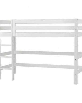 Hoppekids Eco Luxury Mellemhøj Seng Med Stige 90x200 Cmâ    Flex  Bund Og Eco Luxury Madras  : Erling Christensen Møbler