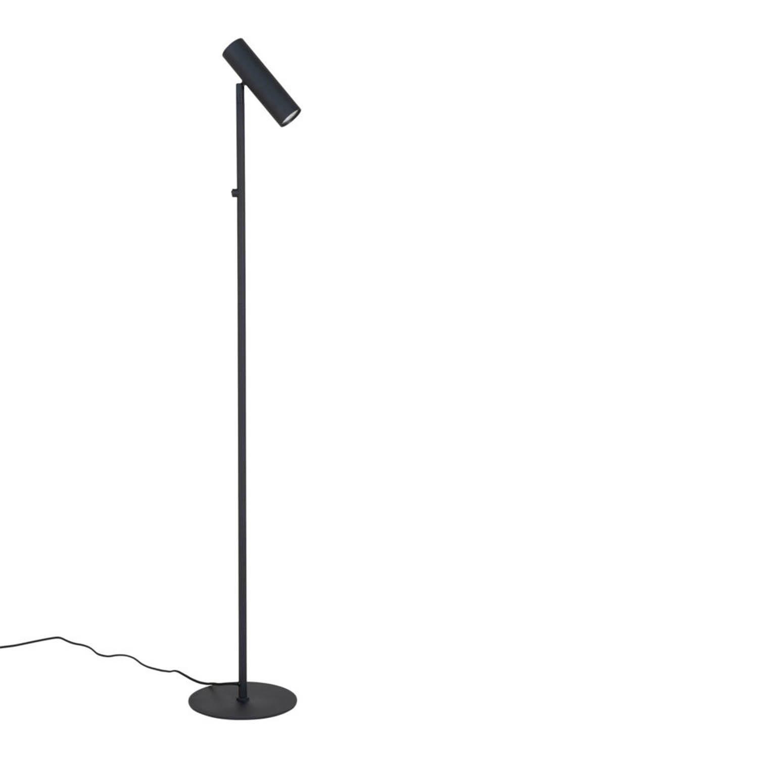 House Nordic Paris Gulvlampe Sort Stål