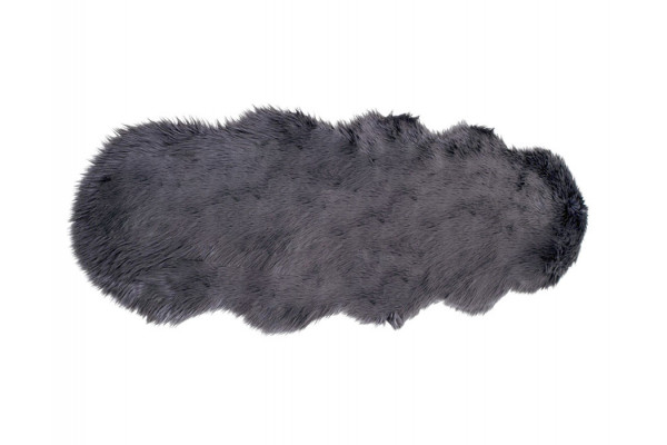 Imiteret Lammeskind 60x180 Cm Grå