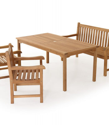 Java Teak Havemøbelsæt 90x170 Cm