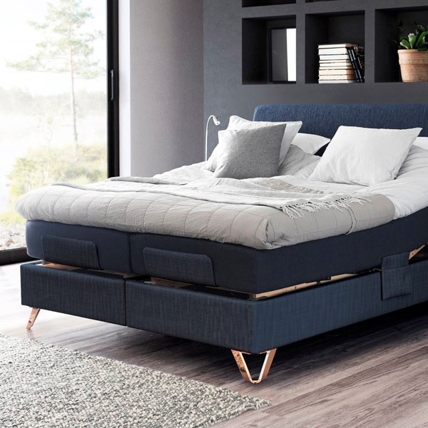 Jensen Prestige Aqtive   Elevationsseng Sleep Iii 160x200 Cm Antracitgrå  : Erling Christensen Møbler