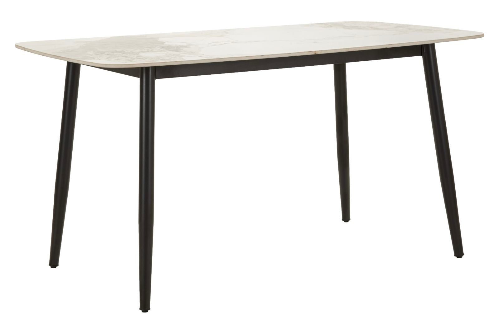 Josh Dining Table   Spisebord   Marmoreffekt  138   78   76 Cm