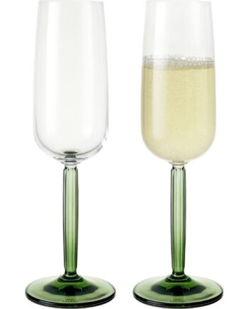 Kähler Hammershøi Champagneglas 24 Cl Grøn    Stk