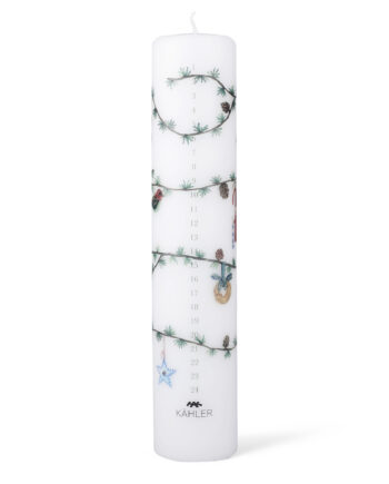 Kähler Hammershøi Christmas Kalenderlys 2026 25 Cm