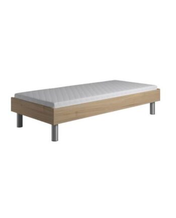 Kaagaard 380 Sengeramme Eg 100x190 Cm  Med Stålben  : Erling Christensen Møbler