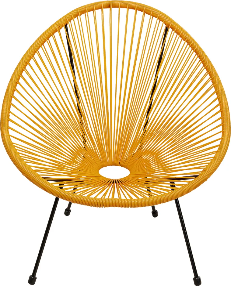 Kare Design Acapulco Orange Lænestol Havestol Orange Plast Og Stål