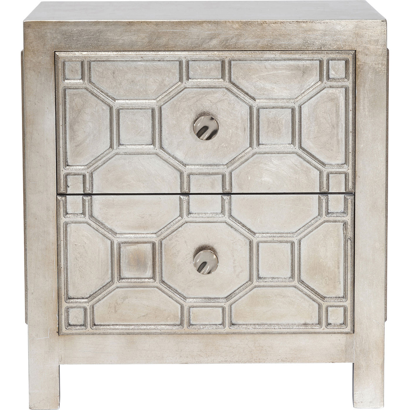 Kare Design Alhambra Natbord Sølv       Skuffer