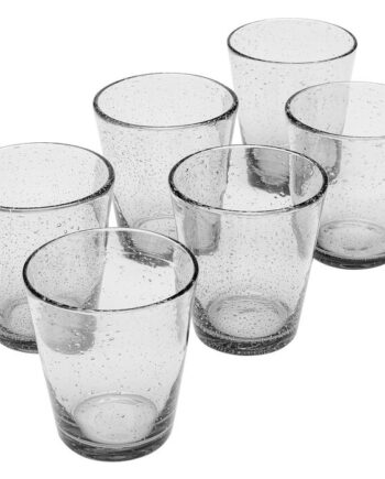 Kare Design Bubble Clear Drikkeglas     Bobler Klar Glas  Sæt Af