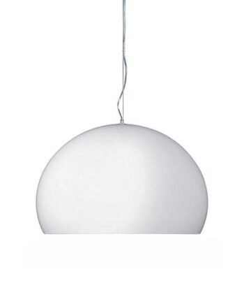 Kartell Big Fl   Pendel Blank Hvid  : Erling Christensen Møbler