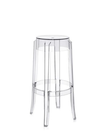 Kartell Charles Ghost Barstol Lav Krystal  : Erling Christensen Møbler