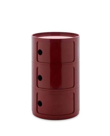 Kartell Componibili New Big   Rum Burgundy  : Erling Christensen Møbler