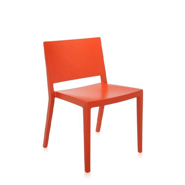 Kartell Lizz Mat Stabelstol Orange  : Erling Christensen Møbler
