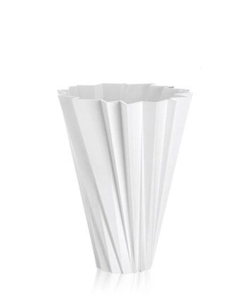 Kartell Shanghai Vase Blank Hvid  : Erling Christensen Møbler