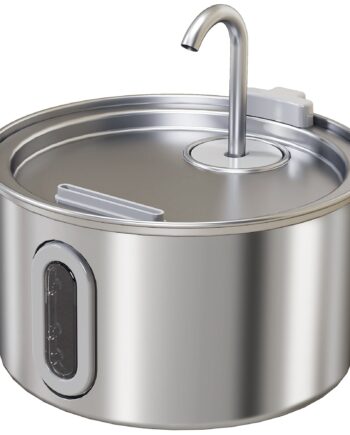 Kattefontæne       Drikkefontæne Til Katte Med Stille Pumpe  Led-lys  Aktivt Kulfilter  20   20   19 Cm