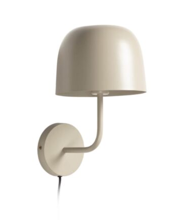 Kave Home Alish Væglampe Beige Metal