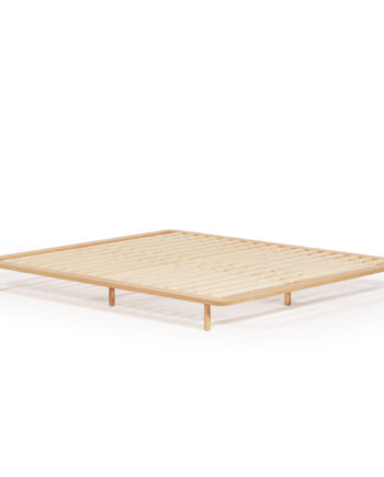 Kave Home Anielle Sengeramme Natur Asketræ  180x200