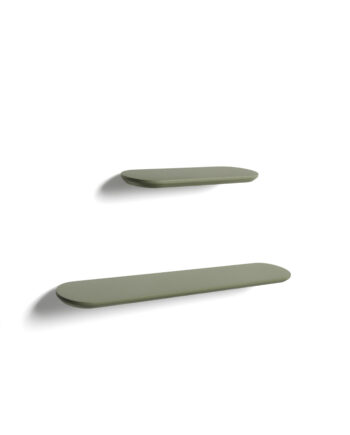 Kave Home Arely Hylder Grøn Mdf  35cm 55cm   Sæt Med