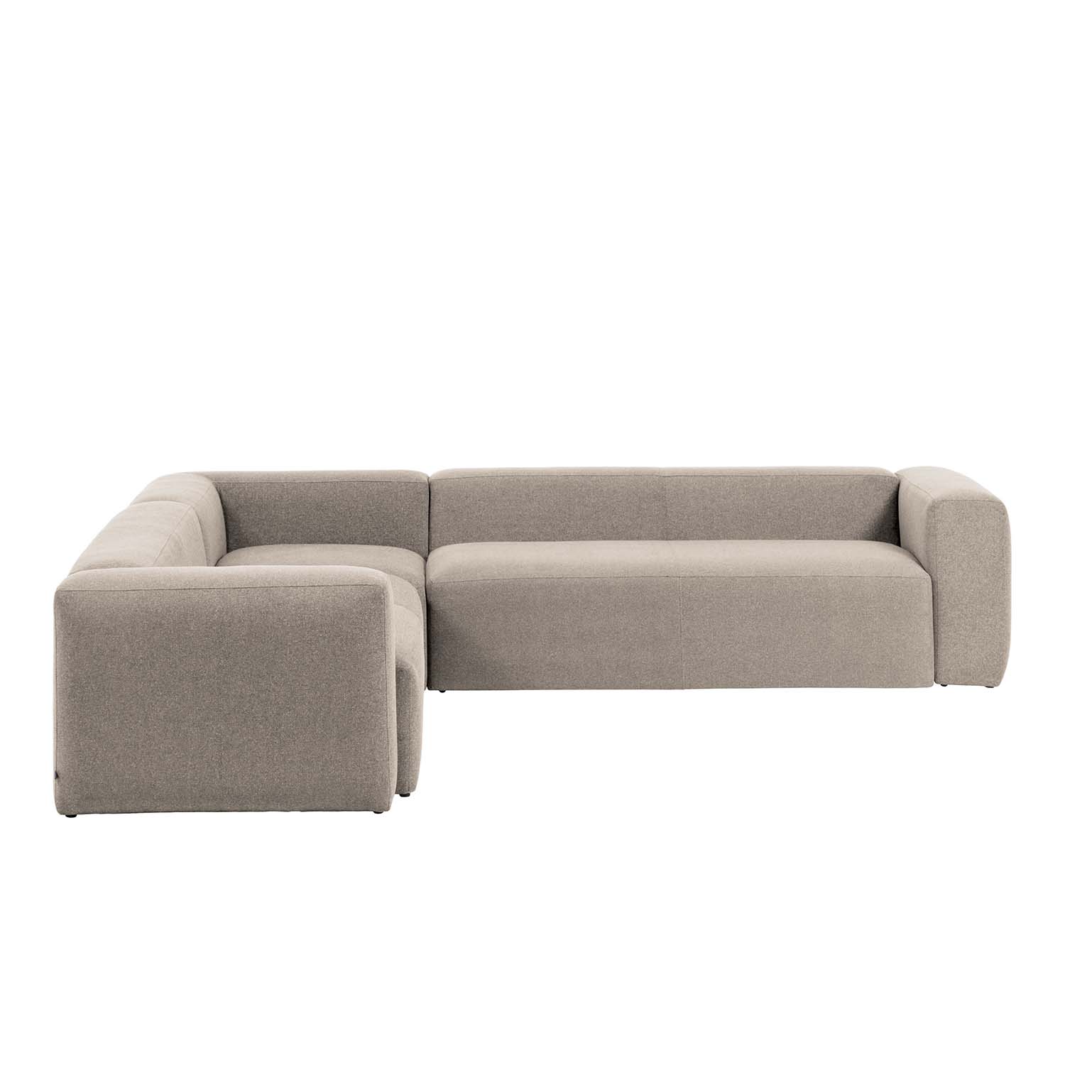 Kave Home Blok Hjørnesofa Beige Polyester