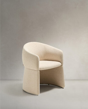 Kave Home Bosca Lænestol     Armlæn Beige Chenille Stof