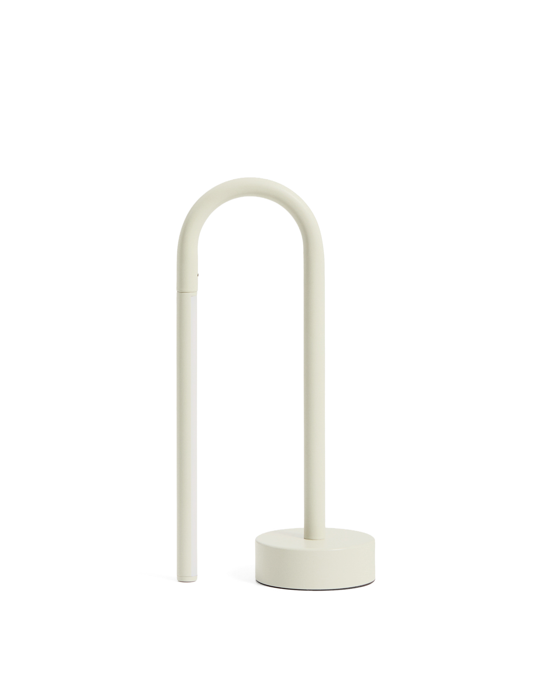 Kave Home Bow Bærbar Bordlampe  Genopladelig Grå Aluminium