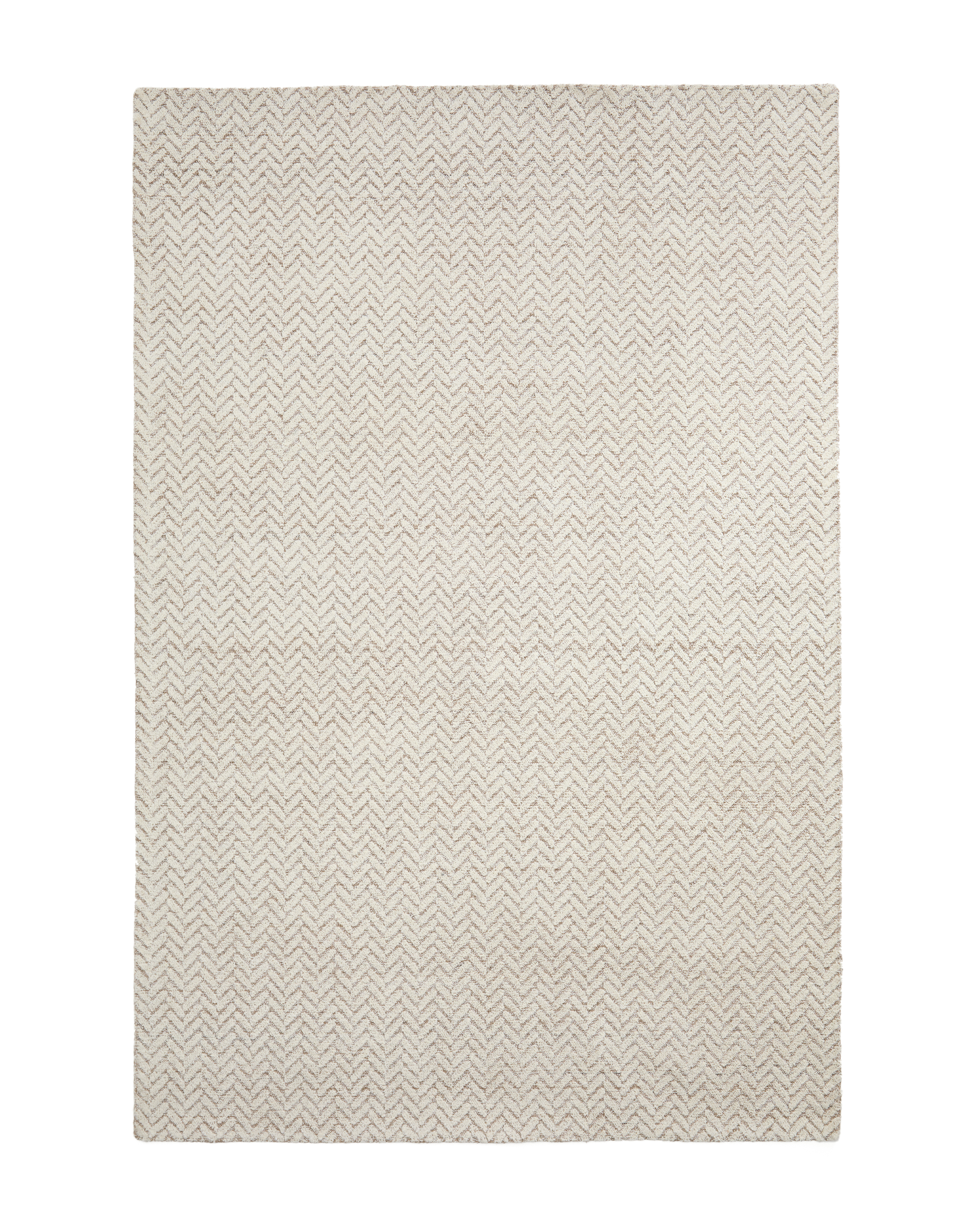 Kave Home Calira Gulvtæppe  Rektangulær Beige Vævet Jacquard Uld  300x200