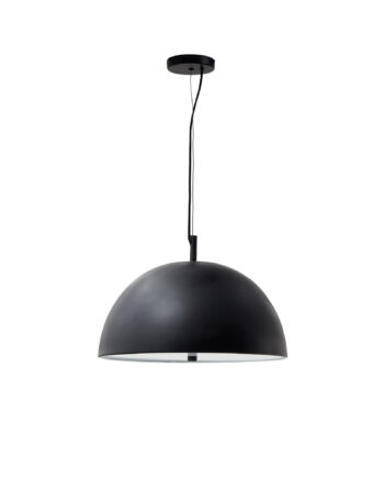 Kave Home Catlar Loftlampe  Rund Sort Metal  ø40