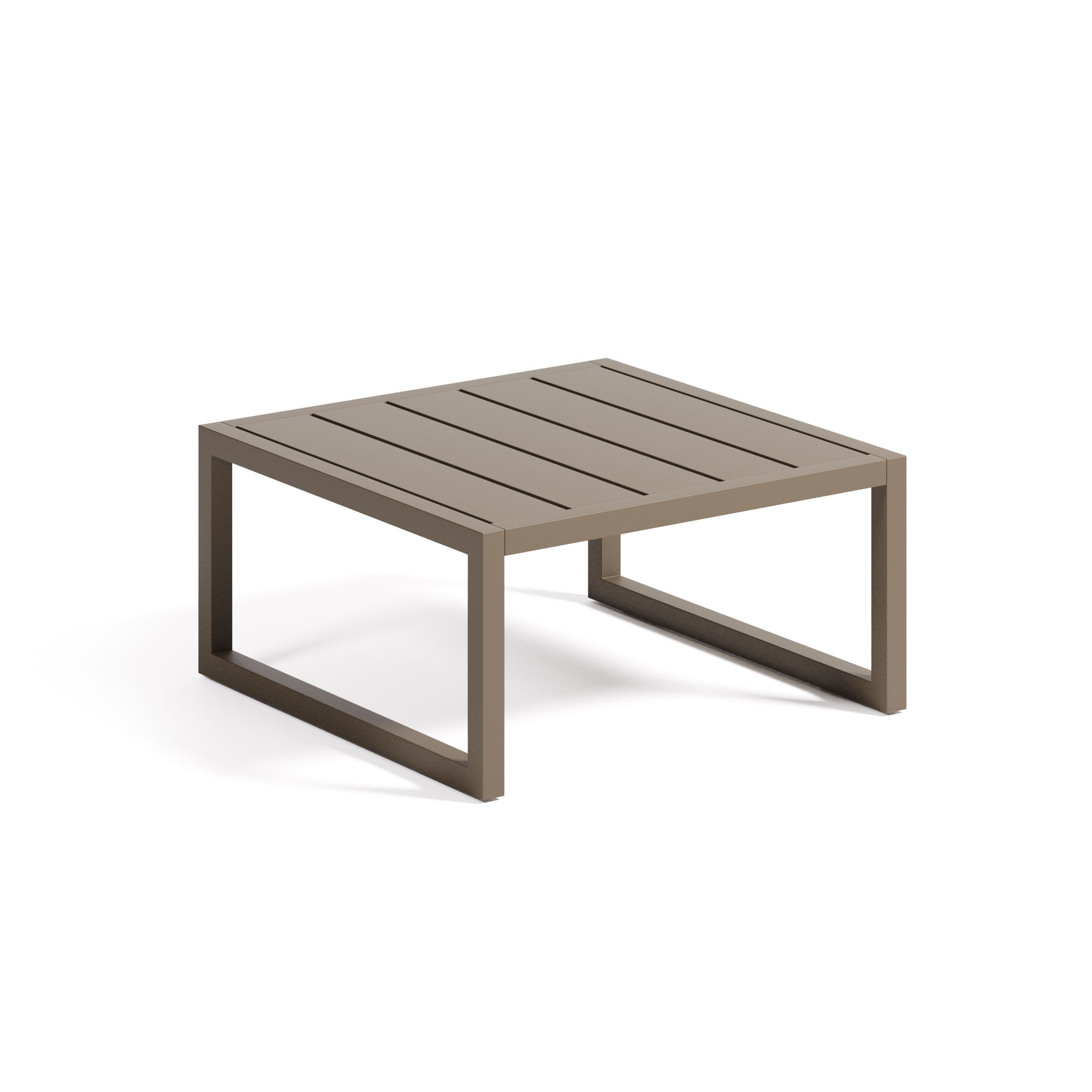 Kave Home Comova Havebord Kvadratisk Grøn Aluminium 60x60