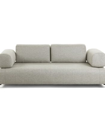 Kave Home Compo   Pers  Sofa Beige Polyester Og Stål