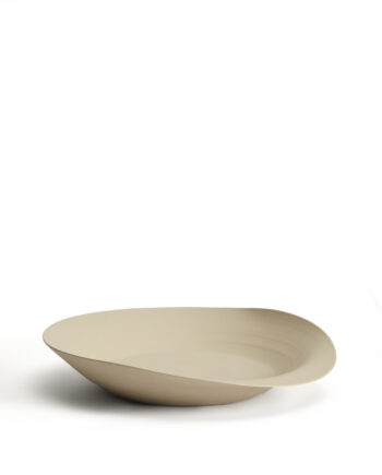 Kave Home Ebenor Borddekoration Beige Keramik  ø53