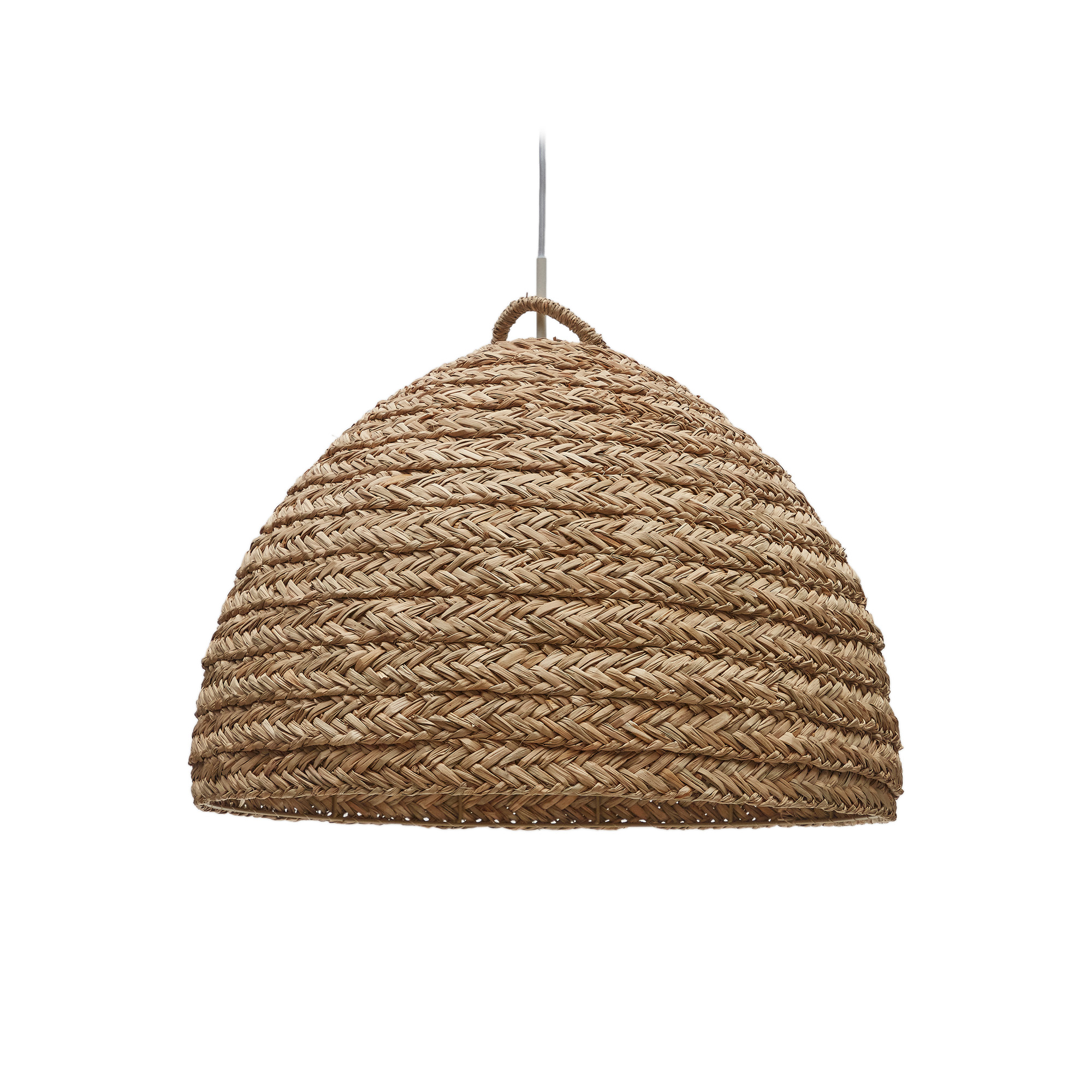 Kave Home Fonteta Loftlampe  Rund Natur Polyrattan Rattan  ø60