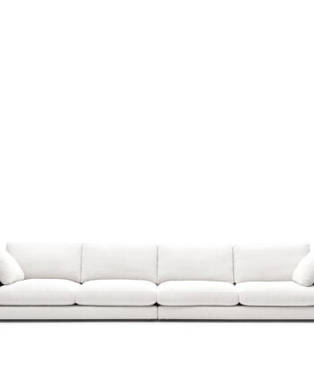 Kave Home Gala   Pers  Sofa Hvid Stof  390cm