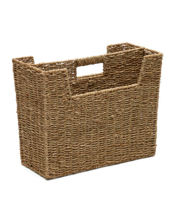 Kave Home Guixols Magasinholder     Hank Natur Polyrattan Rattan