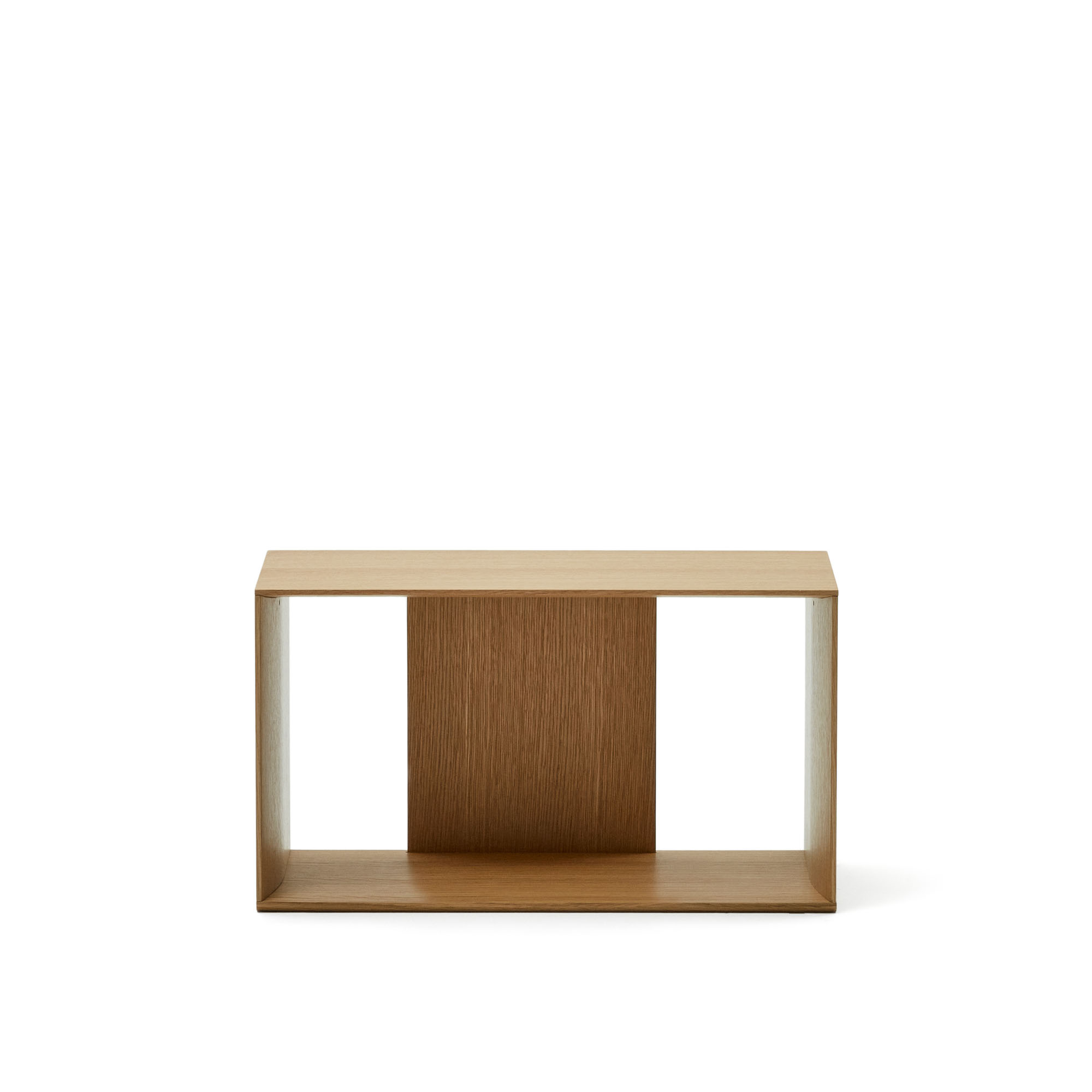 Kave Home Litto Medium Hylde Modul Rektangulær Brun Egefinér 67x38