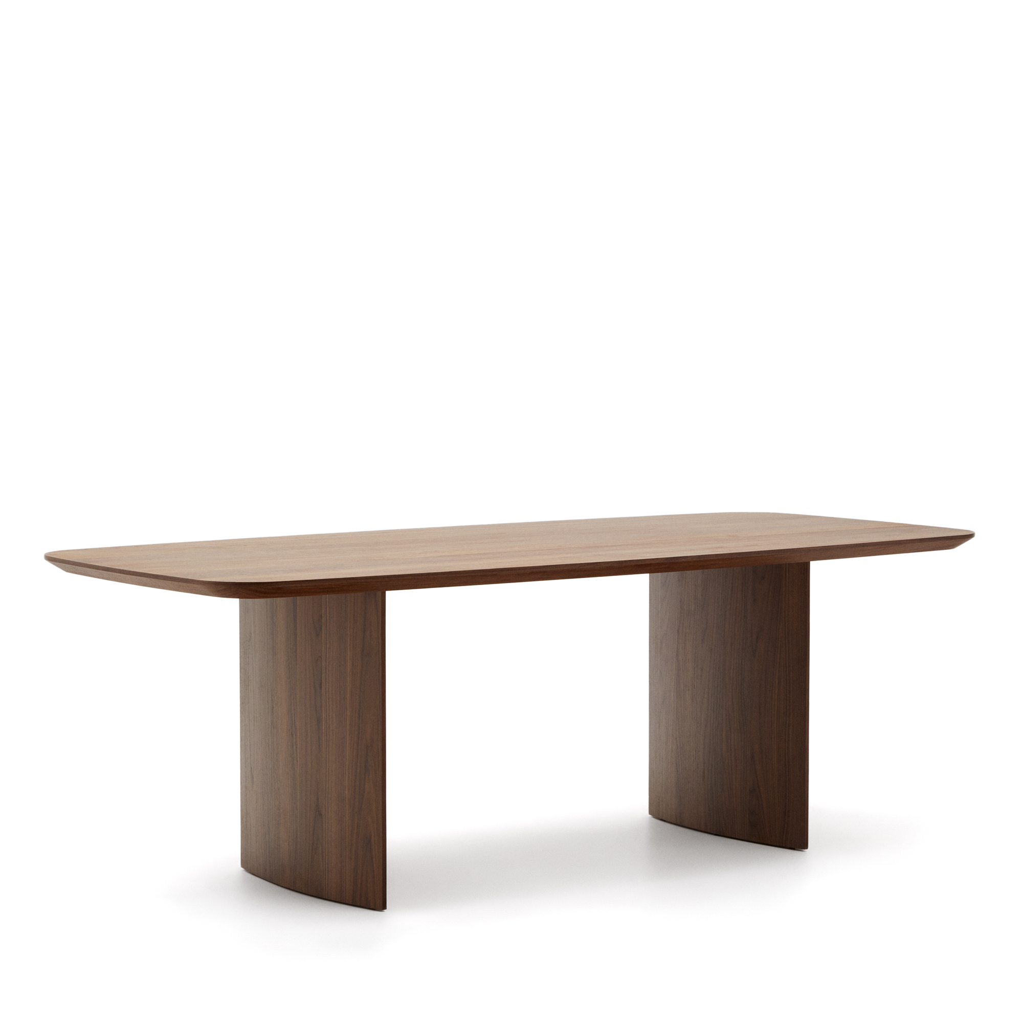 Kave Home Litto Spisebord Rektangulær Brun Valnøddefinér 240x100