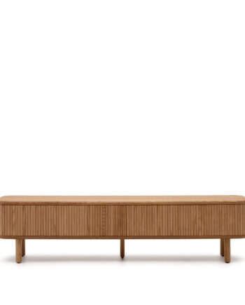 Kave Home Mailen Tv-bord       Låger Natur Askefinér  200x40