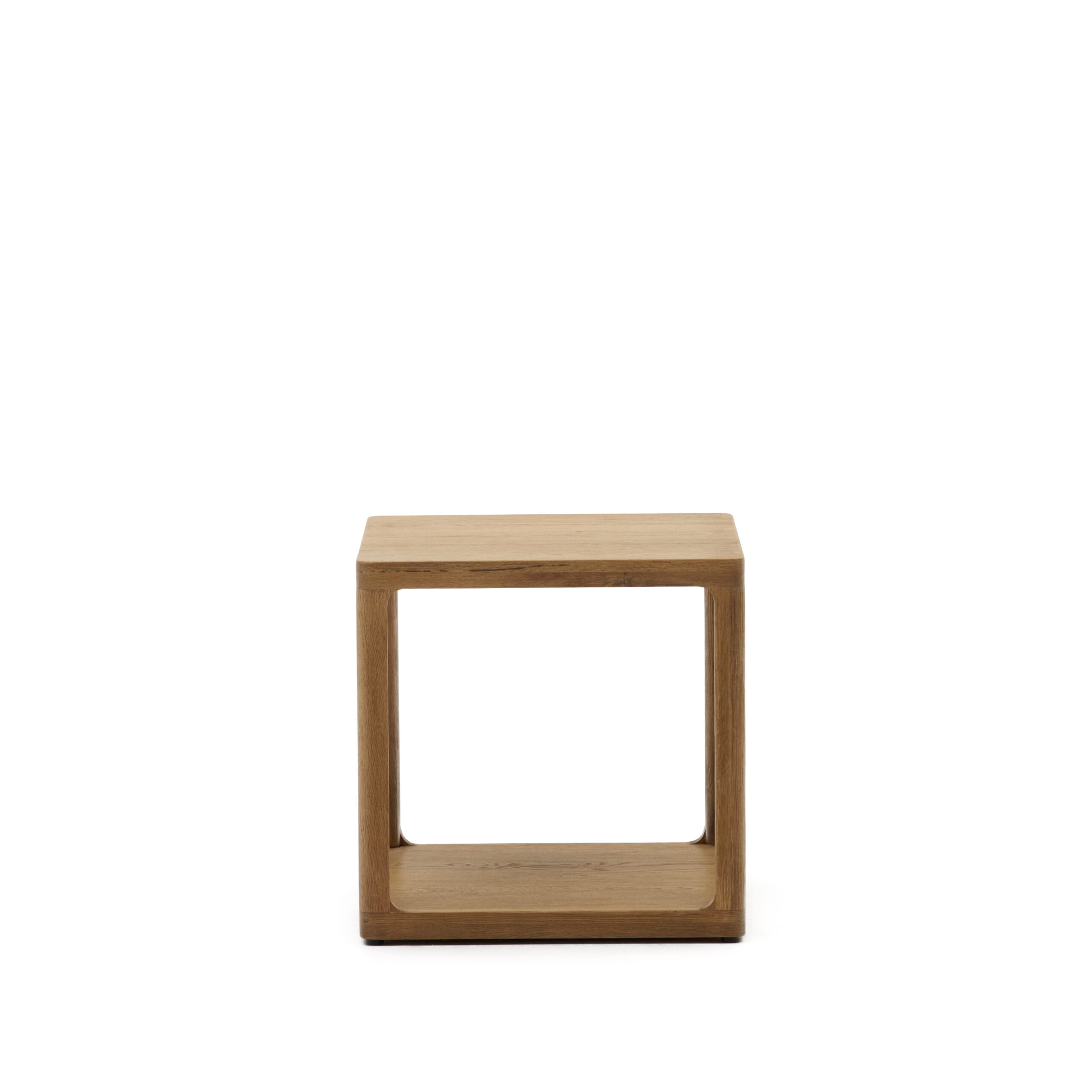 Kave Home Maymai Sidebord Kvadratisk Natur Egetræ 50x50