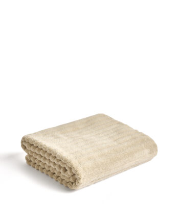 Kave Home Navira Badehåndklæde  Rektangulær Beige Bomuld  70x140