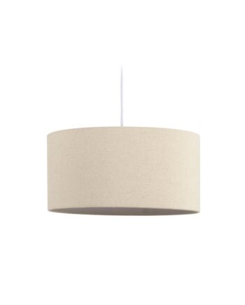 Kave Home Nazli Lampeskærm Beige Hør Og Metal  ø40