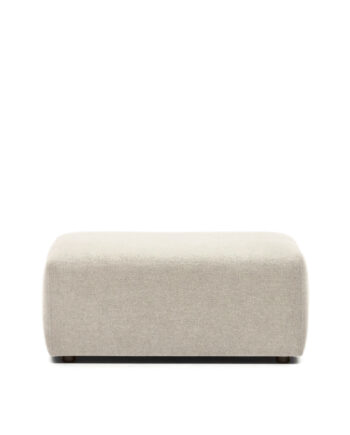 Kave Home Neom Endepuf Modul Beige Stof  75x89