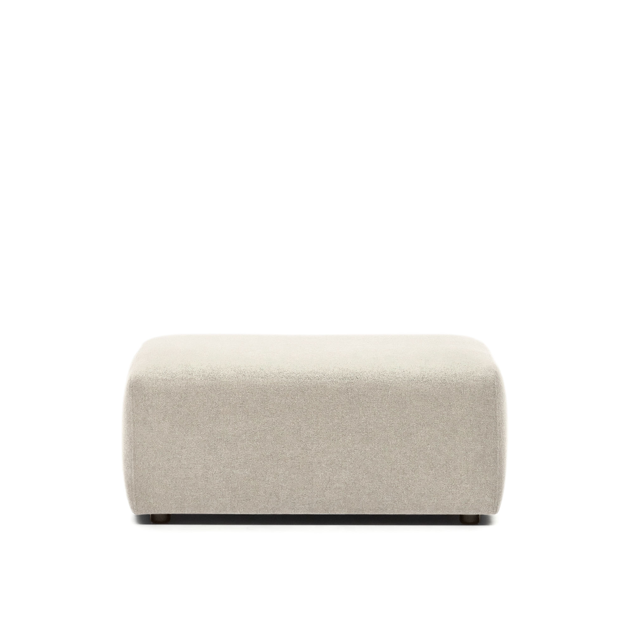 Kave Home Neom Endepuf Modul Beige Stof 75x89