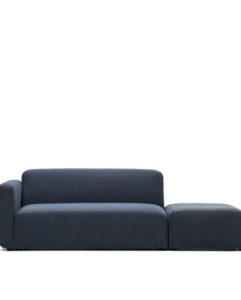Kave Home Neom   Pers  Modulsofa Med Rygmodul Blå Stof  244cm