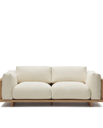 Kave Home Oaq   Pers  Sofa Beige Stof  225cm